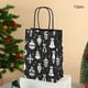 thumbnail image 5 of Adornos navideños, regalos navideños, bolsas de regalo navideñas, bolsas de mano con estampado de Papá Noel, bolsas de papel para empaquetar dulces para fiestas navideñas, bolsos de papel, 5 of 6