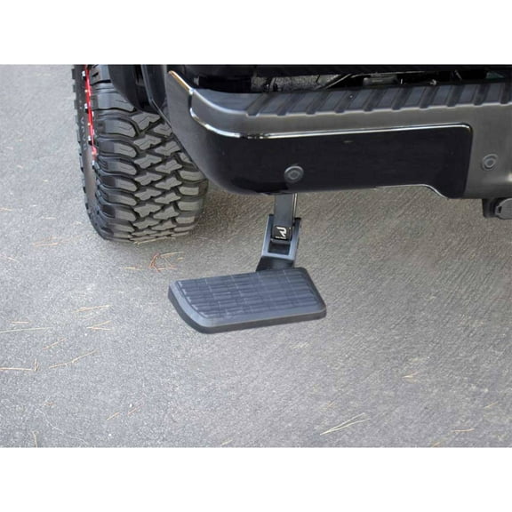 AMP Research Black Drop Down Bed Step Fits 06-14 Ford F150/10-14 F150 Raptor