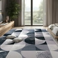 thumbnail image 7 of GUUCHA 5'x8'Area Rugs Geometric Boho Rugs for Living Room Bedroom Non-Slip Carpet,Black, 7 of 7