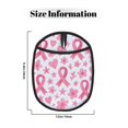 thumbnail image 2 of Multi-Functional Oven Silicone Pot Pad 7.5×9.4in Anti-Slip Heat-Insulating Pad Baking Gloves Heat-Resistant Cotton Layer 1 Pc Artistic Pink Ribbon Pattern With Sketched Elements, 2 of 7