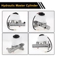 thumbnail image 6 of Unique Bargains 1 Pc Brake Master Cylinder for Toyota HILUX LN3 LN6 1983-1998 Hydraulic Master Cylinder Durable Aluminum Alloy Engine Compartment with Reservoir Silver Tone, 6 of 7