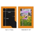 thumbnail image 5 of Modern 5 in. x 7 in. Orange Picture Frame (Set of 2), 5 of 9