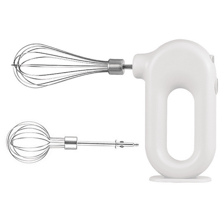 

Household Cordless Electric Hand Mixer | USB Rechargeable Handheld Egg Beater | Baking At Home For Kitchen | Lightweight & Portable White
