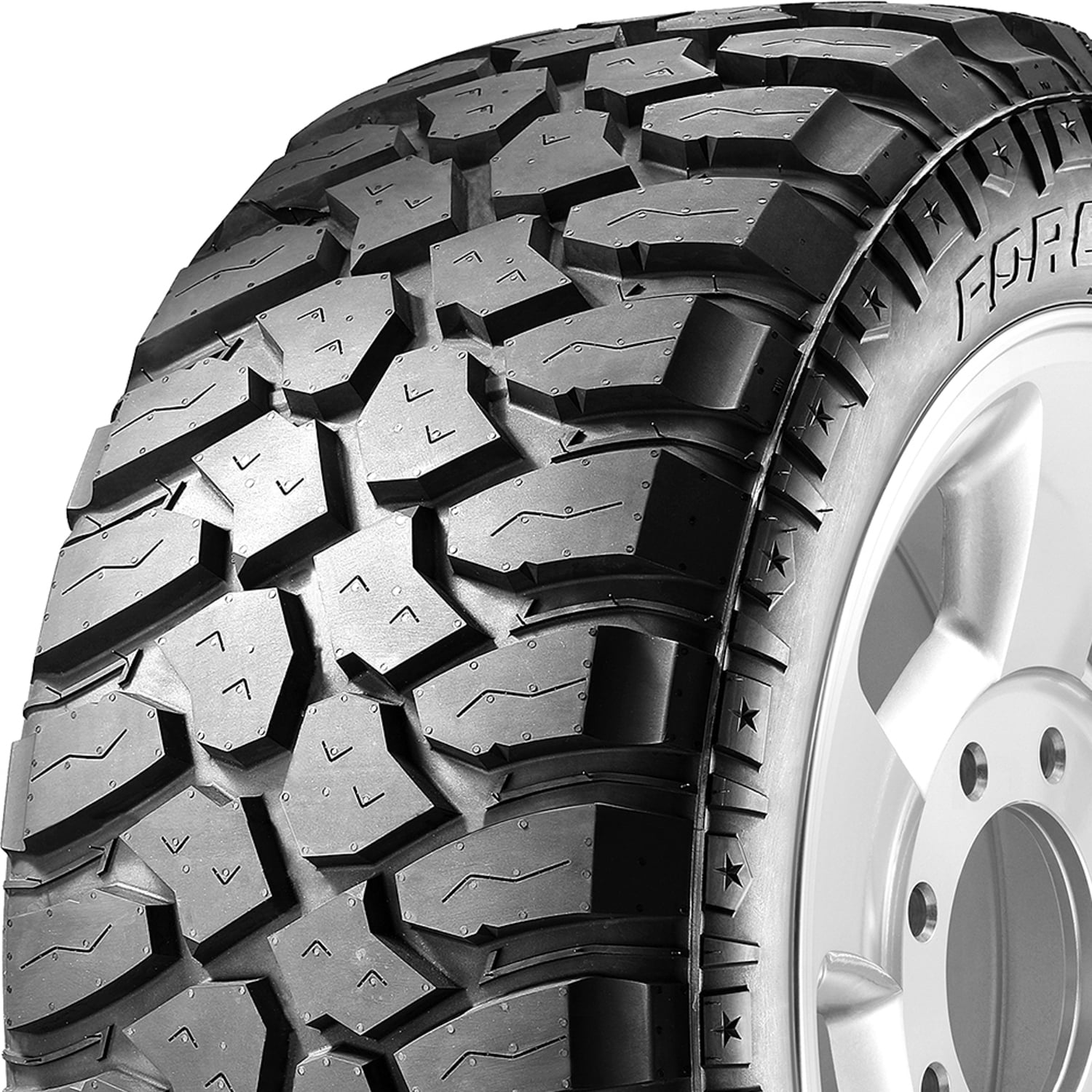 Forceland Rebel Hawk M/T LT35X12.50R20 121Q E Tire - Walmart.com