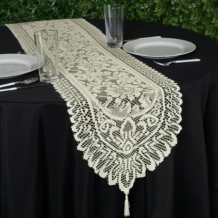 Balsacircle 14x108 Lace Table Runners Wedding Party Catering Balsacircle 14x108 Lace Table Runners Wedding Party Catering Reception Decorations