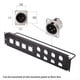 thumbnail image 2 of Cable Pasante XLR de 2 Unidades, Caja de Escenario, Conector XLR Hembra A Macho Tipo D de 3 Pines para Panel de Conexión y Caja de Suelo., 2 of 5