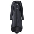 thumbnail image 4 of Sevevn Fashion Women's Sweatshirt Women Long Sleeve Pockets Solid Hooded Coat Women's Hoodies Pullover Hoodies For Teen Girls Oversized Hoodies For Women, 4 of 5