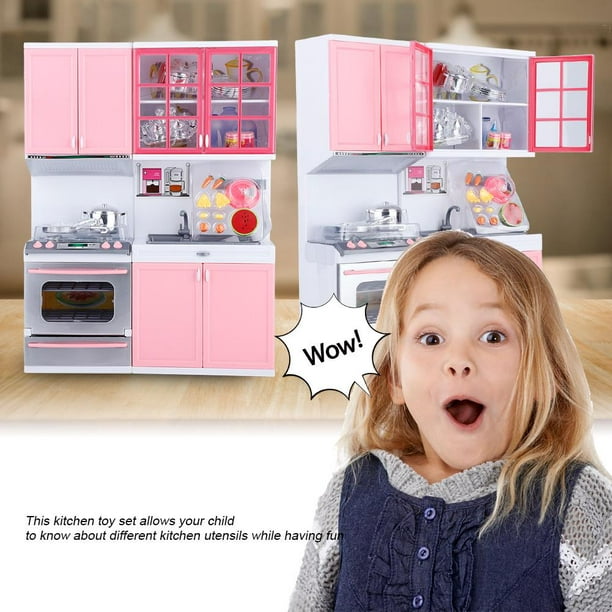ROSE kit jouet de cuisine pour enfant fille simulation ensemble de cuisine  ustensile mini cuisine