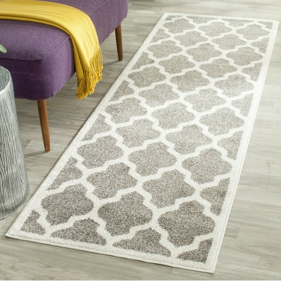 Safavieh Amherst Roderick Geometric Runner Rug, Dark Gray/Beige, 2'3" x 21'