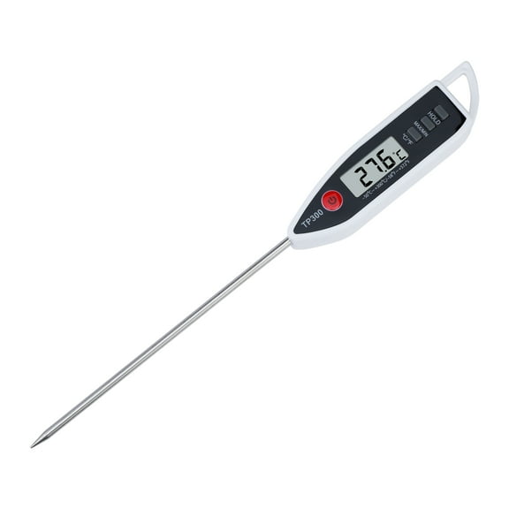 Unique Bargains Digital Meat Thermometer Instant Read Cooking Thermometer White/Black