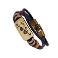thumbnail image 4 of sweethay 2 piezas de de cuero multicapa para parejas, brazalete de corazón de mano de punto ajustable, accesorios para niños y niñas, Ropa, zapatos y accesorios Miscelánea sweethay PS14741-00, 4 of 6