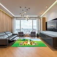 thumbnail image 2 of LaModaHome Non-Slip Rug Winnie The Pooh Inspired Rug: Perfect for Nursery & Kids Rooms Washable Mat Child Stain Resistant Living Room Kitchen Carpet - Size: 5,9X5,3ft(180X160cm), 2 of 5