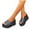 Gray, variant on GERsome Women's Platform Sandals Flatform Slide Open Toe Casual Indoor Outdoor Open-Toe Shoes Summer Beach Travel Slippers