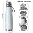 thumbnail image 3 of 29oz Insulated Water Bottle with Tea Infuser, Stainless Steel Travel Mug, Ice Frozen Print, 3 of 6