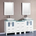 thumbnail image 5 of 60" Bosconi AW230SQCWG Double Vanity-Color:White,Finish:Brushed Nickel, 5 of 10