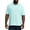 AQUA, variant on Big and Tall Essentials by DXL Men's Pique Mesh Short-Sleeve Polo Shirt, Bright White, 3XL