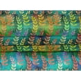 thumbnail image 4 of oneOone Velvet Green Fabric Batik Dress Material Fabric Print Fabric By The Yard 58 Inch Wide - WU, 4 of 5