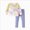A217-White, variant on Girls Suit Fall And Winter Sweet Crewneck Hoodie Slim Fit Trousers Suit Casual Comfortable 4-5 Years