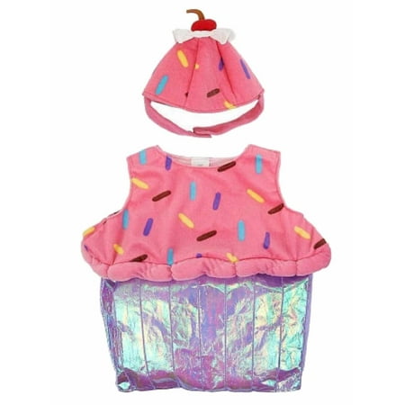 Infant Girls Pink Sprinkle Cupcake Halloween Costume Dress With