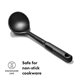 thumbnail image 5 of Cucharón OXO Good Grips de nailon negro para sopas, guisos y chiles, 5 of 5