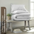 thumbnail image 6 of Martex EcoPure 3-Piece Organic Cotton White Solid Comforter Set, King – Comfort Wash, 6 of 9