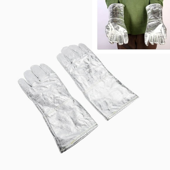 Welding Gloves, Fire Proof Gloves Soft Aluminum Foil Insulation Cotton Liner For Anti Spray Scald