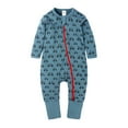thumbnail image 2 of MZXELPRJD Baby Knit Romper Boys Girls 2 T Boys Clothing Sets Cotton Zip Front Printed Sleep Play Toddler Sets for Boys Baby Onesies Long Sleeve 3t Onesies, 2 of 9