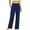 Navy Blue, variant on SWQZVT Womens Sweatpants Wide Leg Yoga Pant for Women Black High Waisted Casual Stretchy Women Pants Light Weight Soft Comfort Slacks L