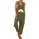 thumbnail image 1 of Puntoco Mono de tirantes con bolsillo y botones estampados de estilo étnico a la moda para mujer Puntoco Puntoco-3573, 1 of 1
