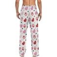 thumbnail image 2 of Christmas Cool Hohoho Red Pajama Pants Mens Lounge Pants Lightweight Men Pajama Bottoms with Drawstring and Pockets, 2 of 7