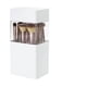 thumbnail image 1 of Organizador de maquillaje transparente, soporte para brochas de maquillaje, 12 soportes para brochas de maquillaje, caja de almacenamiento de belleza de grado profesional, 1 of 5