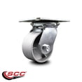 thumbnail image 2 of 4 Inch Heavy Duty Top Plate Semi Steel Swivel Caster with Roller Bearing SCC, 2 of 2