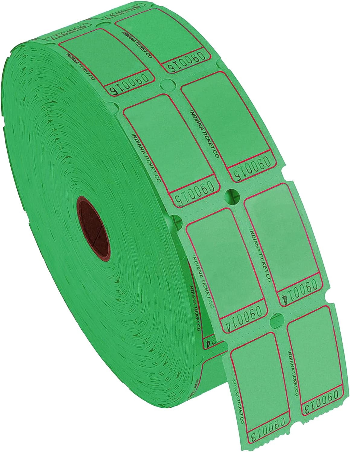 Lancaster Bingo Company Double Roll Raffle Blank Tickets - Full Set of 8 Colors (8 Rolls of 2000 Tickets Each)