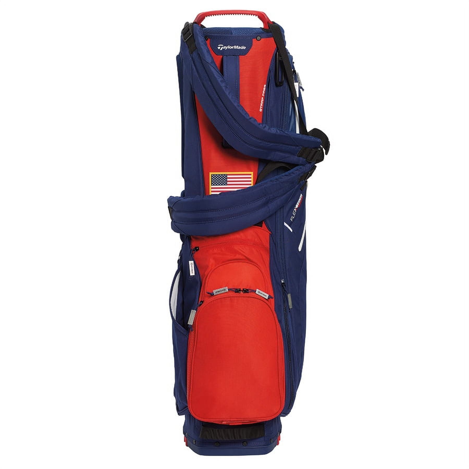 TaylorMade FlexTech Stand Bag Red/White/Blue - Walmart.com
