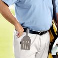 thumbnail image 1 of OUNONA Tees Compacto Y En Gris Con Gancho Para Bolsa De Golf Y Uso, 1 of 5