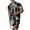 Black, variant on Edvintorg Summer Men's Hawaiian Suit Short Sleeve Printed Button Shirt Beach Shorts Sets Street Casual Men's Suit 2 Pieces Men Clothing