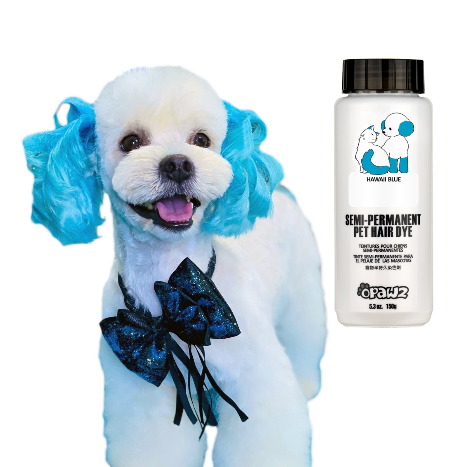 Dog Hair Dye Gel Navy Blue - New Bright Fun Shade Semi-Permanent