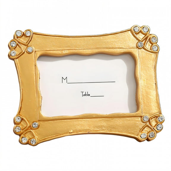 DESIGNICE Vintage Picture Frames,Vintage Element Wall Frames,Subtle Texture Gold Picture Frames,5.91"X3.94",Gold