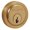 Multicolor, variant on Baldwin 6738190 Round Cylinder Collar, Satin Black