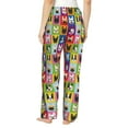 thumbnail image 3 of Daiia Colorful Bulldog Women's Sleep Pant with Pockets and Drawstring,Pajama Pants-XX-Large, 3 of 9