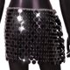 thumbnail image 3 of Falda Falda de lentejuelas huecas con abalorios Falda elegante y sexy para dama para fiesta (talla única negra) Ygjytge Negro Única para Mujer, 3 of 8