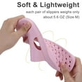 thumbnail image 6 of Litfun Shower Shoes for Women Men, Quick Drying Non Slip Bath Slippers, Shower Sandals with Drain Holes, Pink, 6 of 9