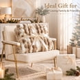 thumbnail image 4 of Cozylore Faux Fur Throw Blanket for Couch Luxury Fluffy Thick Bubble Blanket Warm Cozy Throw for Bedroom Living Room, 50" x 60", Tie-Dye Brown, 4 of 8