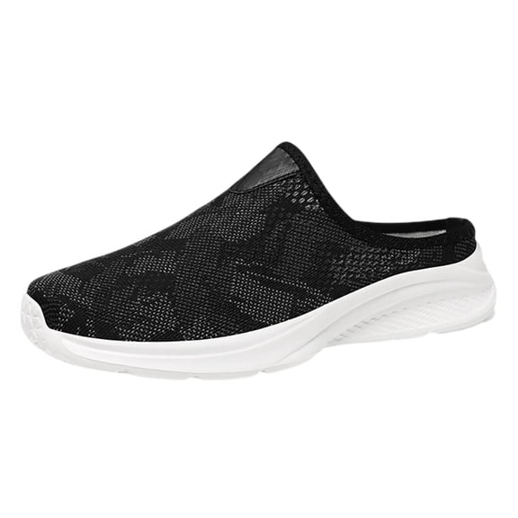 Wovix Women'S Slipper Classic Walking Sandals Closed Shoes Casual Non- Cushion Footwear Daily Wear Black 36