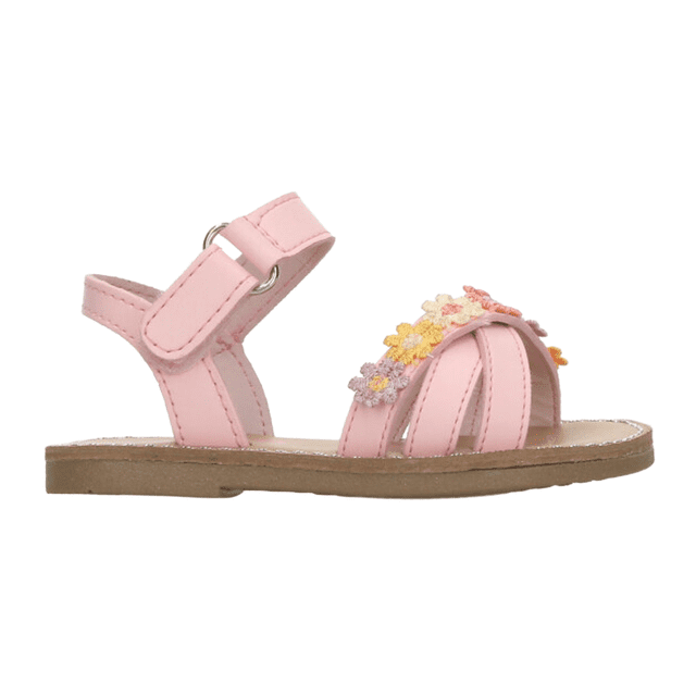 Sandalia Vavito Niña Rosa Flores Casual T12-15 rosa 13