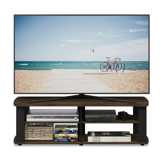 Furinno THE Entertainment Center TV Stand, Brown