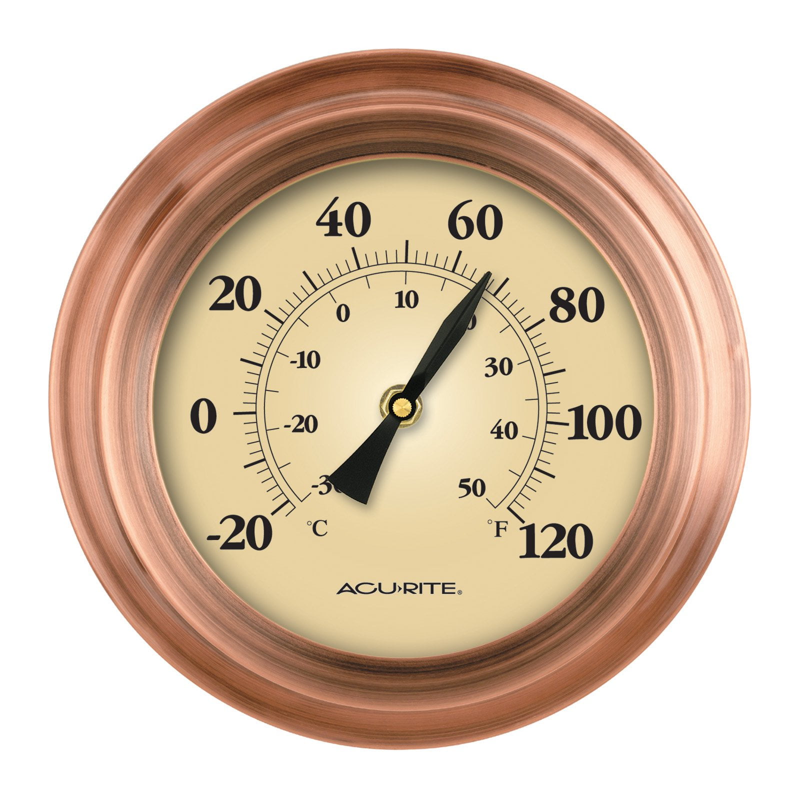 Weathered Copper Porthole Thermometer - Walmart.com