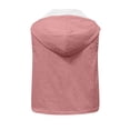 thumbnail image 6 of Womens Active Sleeveless Jackets Sun Protection Zip Up Hoodies Lightweight Outdoor Hiking Jacket with Pockets Pink XL, 6 of 6