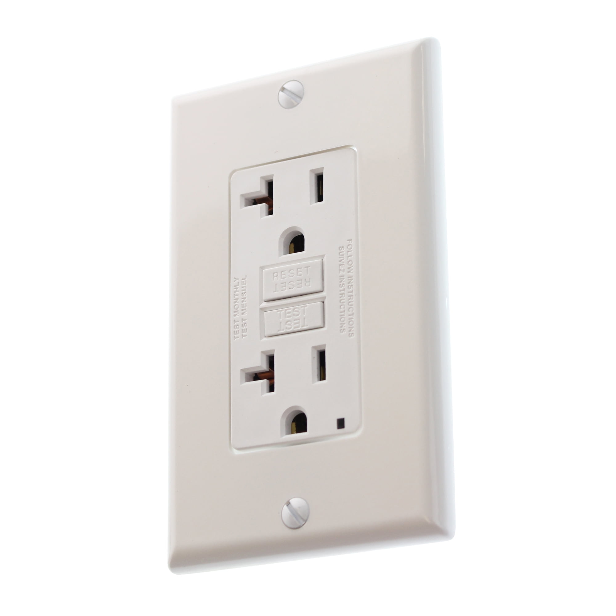 Leviton GFNT2-W Self-Test SmartlockPro Slim GFCI Non-Tamper