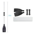 thumbnail image 5 of 1 Pair 49.6 inches - Heavy Duty Aluminum Alloy Lightweight Boat Oars for Inflatable Kayaks Canoe Raft Rubber Dinghy, 5 of 10